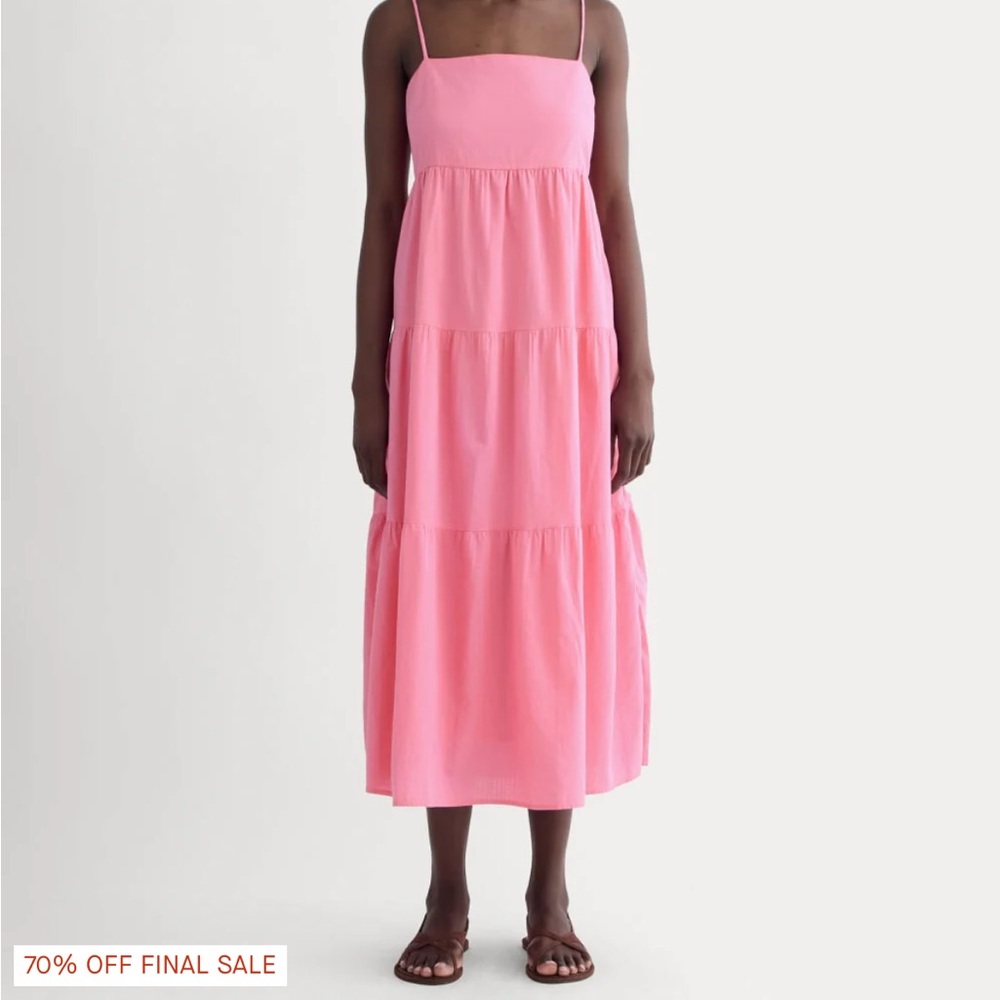 Everlane The Gauze Tiered Dress